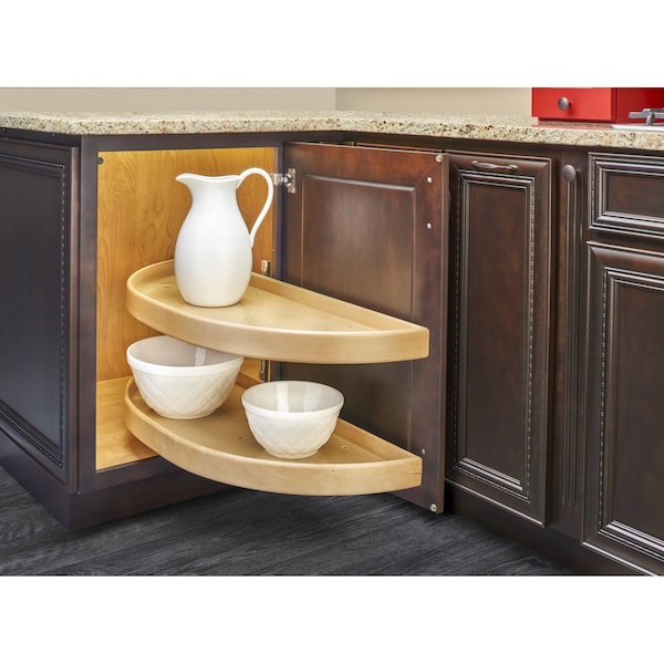 Rev-A-Shelf Maple Hardwood, Light Brown, 37.64 in W, 16 in H, 38 in D, 20.06 in L, Light Brown - LD-4NW-882-38-1