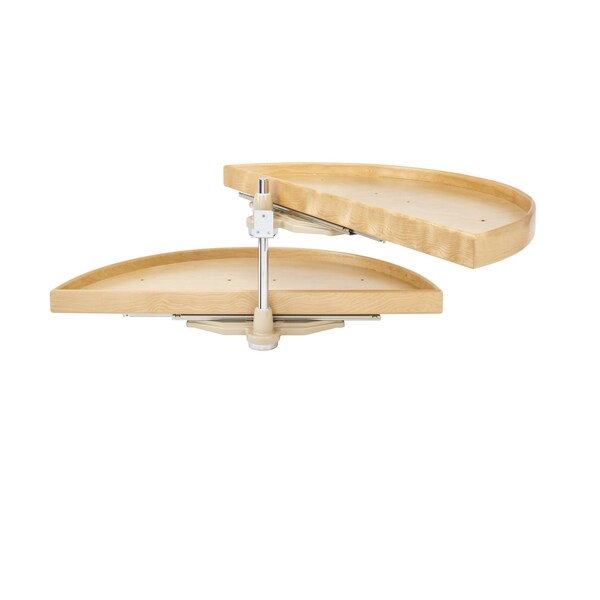 Rev-A-Shelf Maple Hardwood, Light Brown, 37.64 in W, 16 in H, 38 in D, 20.06 in L, Light Brown - LD-4NW-882-38-1