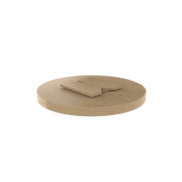 Rev-A-Shelf Maple Veneer, Light Brown, 28 in W, 2.9 in H, 28 in D, 28 in L, Light Brown - LD-4BW-001-28SB-1