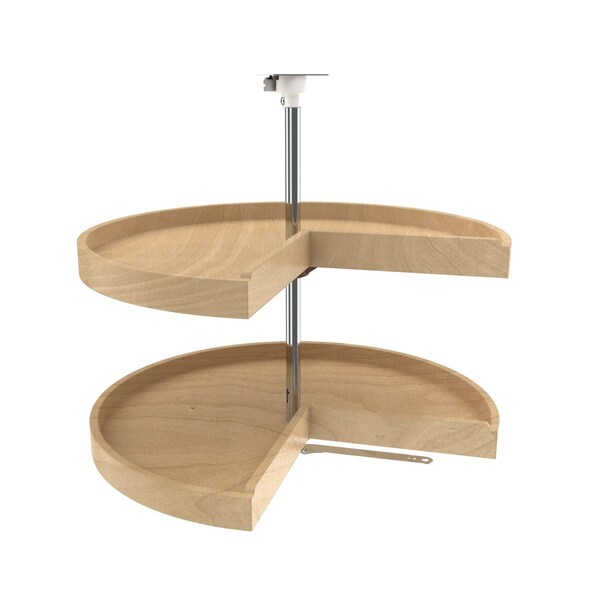 Rev-A-Shelf Maple Veneer, Light Brown, 24 in W, 26 in H, 24 in D, 24 in L, Light Brown - 4WLS942-24-52