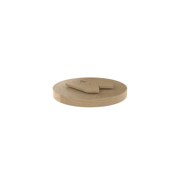 Rev-A-Shelf Maple Veneer, Light Brown, 20 in W, 2.9 in H, 20 in D, 20 in L, Light Brown - LD-4BW-001-20SB-1