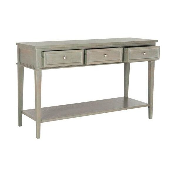 Safavieh 35.4 x 60 x 20 in. Manelin Console with Storage Drawers, Ash Grey - AMH6641C