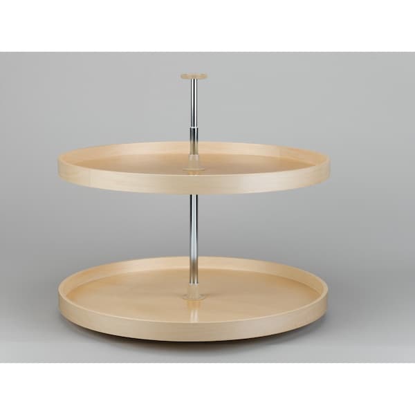 Rev-A-Shelf Maple Veneer, Light Brown, 32 in W, 32.25 in H, 32 in D, 32 in L, Light Brown - LD-4BW-062-32-1