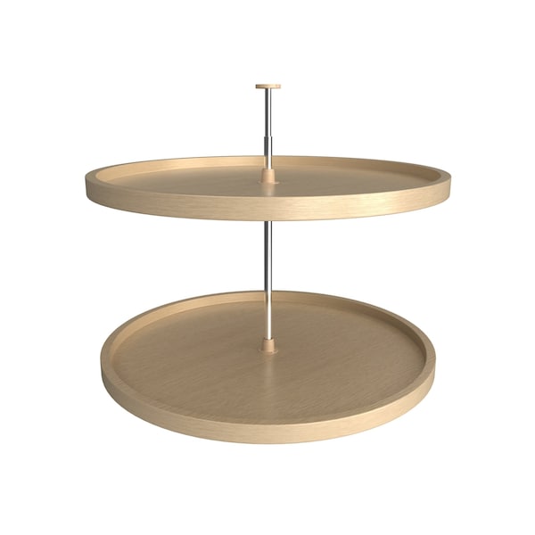 Rev-A-Shelf Maple Veneer, Light Brown, 32 in W, 32.25 in H, 32 in D, 32 in L, Light Brown - LD-4BW-062-32-1