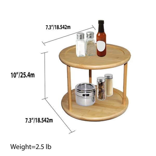 Hds Trading Bamboo, Brown, 1.75 in W, 10.25 in H, 10.37 in L - ZOR95996