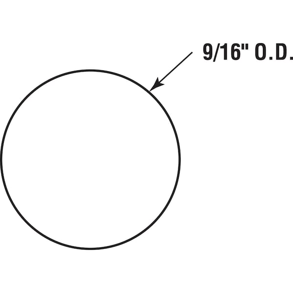 Prime-Line Prime-Line Round Plastic Screw Hole Cover 9/16 in. D 53 pk Maple - KD 16083