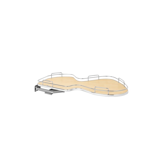 Rev-A-Shelf Steel, Natural, 39 in W, 6.5 in H, 21.75 in D, 21.75 in L, Light Brown - 5371-21-MP-L