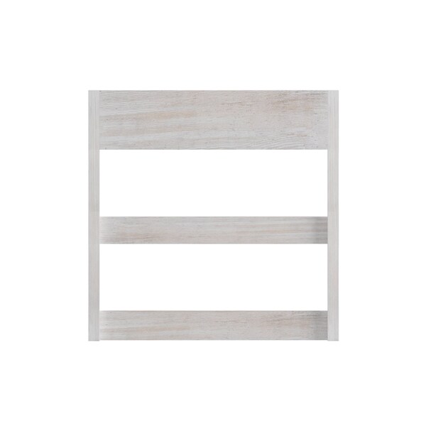 Flash Furniture Whitewashed Coffee Mug Rack with Storage Shelf - HFKHD-GDI-CRE8-032315-GG