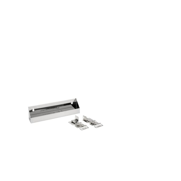 Rev-A-Shelf Stainless Steel, Silver, 11.25 in W, 3 in H, 2.13 in D, 2.13 in L, Silver - 6581-11-52