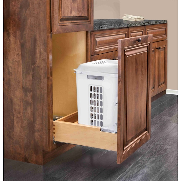 Rev-A-Shelf Maple Wood; Steel, Maple, 14.25 in W, 21 in H, 19.75 in D - 4WH-RM-15DM-1