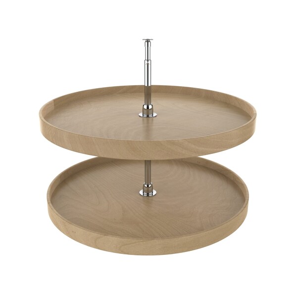 Rev-A-Shelf Maple Hardwood, Light Brown, 32 in W, 26 in H, 32 in D, 32 in L, Light Brown - LD-4NW-072-32-1