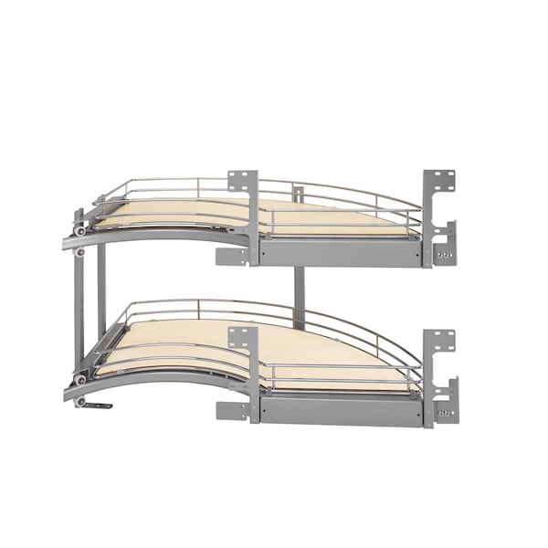 Rev-A-Shelf Steel, Light Brown, 35.75 in W, 20.8 in H, 35.75 in D, 18.63 in L, Light Brown - 582-18-RMP