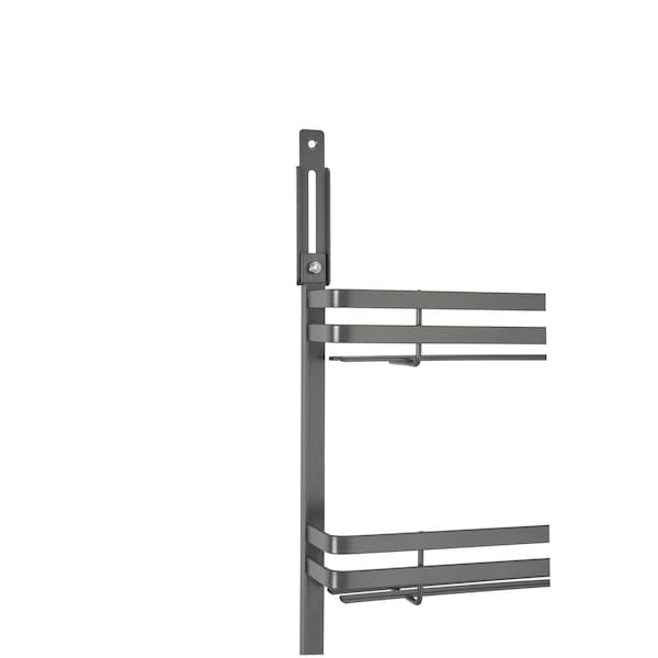 Rev-A-Shelf Steel, Orion Gray, 13.62 in W, 23.35 in H, 2.48 in D, 2.48 in L, Orion Gray - 5365-14-FOG