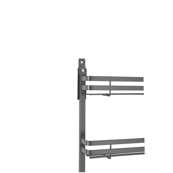 Rev-A-Shelf Steel, Orion Gray, 13.62 in W, 23.35 in H, 2.48 in D, 2.48 in L, Orion Gray - 5365-14-FOG