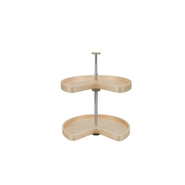 Rev-A-Shelf Maple Veneer, Light Brown, 32 in W, 26 in H, 32 in D, 32 in L, Light Brown - LD-4BW-472-32-1