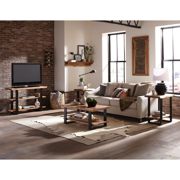 Alaterre Furniture Alpine Natural Live Edge Wood Coffee Table, Height: 18 - AWAA1120S