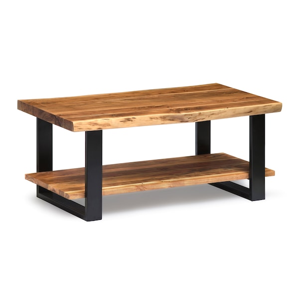 Alaterre Furniture Alpine Natural Live Edge Wood Coffee Table, Height: 18 - AWAA1120S