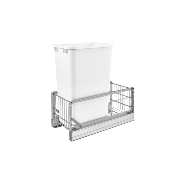 Rev-A-Shelf Aluminum, Silver, 10.75 in W, 23.13 in H, 21.94 in D, 21.94 in L, Silver - 5349-1550DM-1