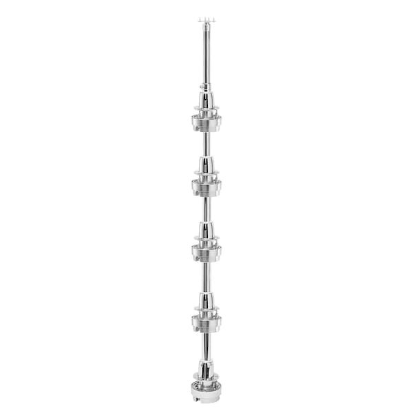 Rev-A-Shelf Polypropylene, White, 22 in W, 56 in H, 22 in D, 22 in L, White - 6265-22-11-52