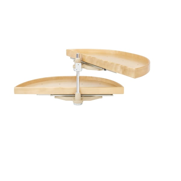 Rev-A-Shelf Maple Hardwood, Light Brown, 35 in W, 16 in H, 35 in D, 17.06 in L, Light Brown - LD-4NW-882-35-1