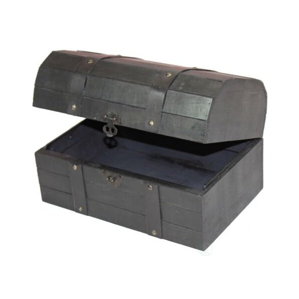 Vintiquewise Old Style Barn Wood Trunk - QI003031