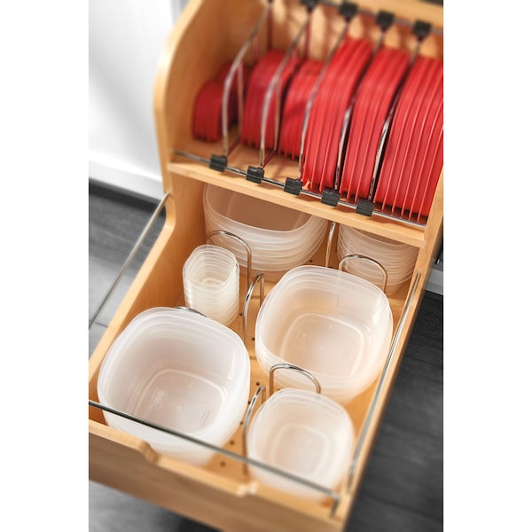Rev-A-Shelf Maple Wood; Steel, Natural Maple, 20.5 in W, 18.88 in H, 21.25 in D - 4FSCO-24SC-1