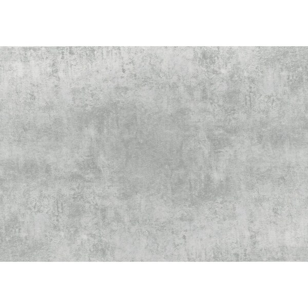 Homeroots 32 in. Grey Cement Particle Board & Clear Tempered Glass Accent Table - 333109