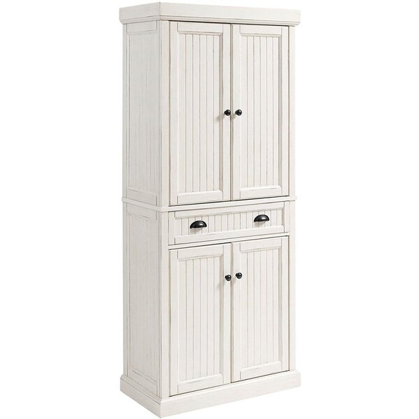 Kd Aparador Seaside Accent Cabinet Distressed, White - KD2613684