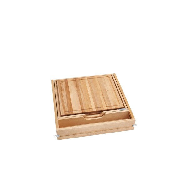 Rev-A-Shelf Drawer Replacement, Maple Veneer, Light Brown, 20.53 in W, 3.83 in H, 21 in D, 21 in L, Light Brown - 4KCB-24H-1