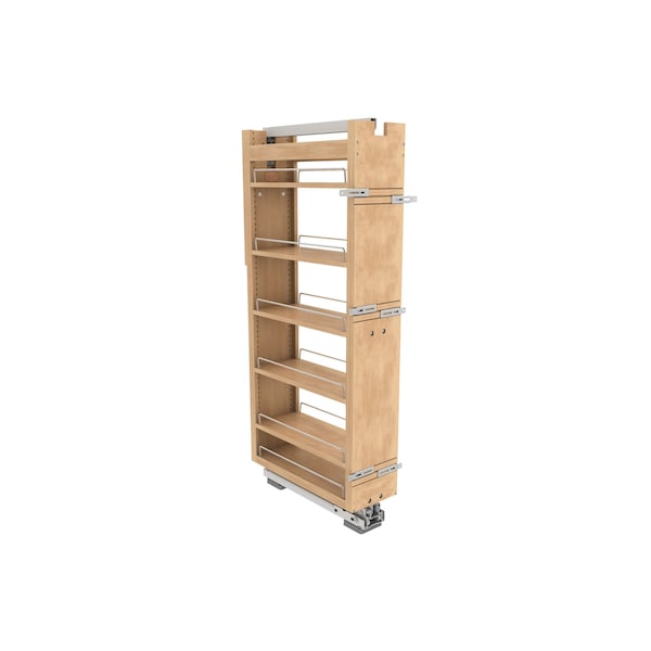 Rev-A-Shelf Maple Veneer, Light Brown, 8 in W, 51.65 in H, 23.67 in L, Light Brown - 448-TPF51-8-1