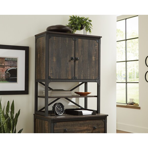 Sauder Steel River Library Hutch Co , Attaches to <a href= in./Products/427847 - 427848