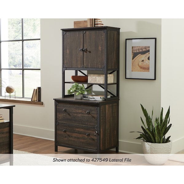 Sauder Steel River Library Hutch Co , Attaches to <a href= in./Products/427847 - 427848