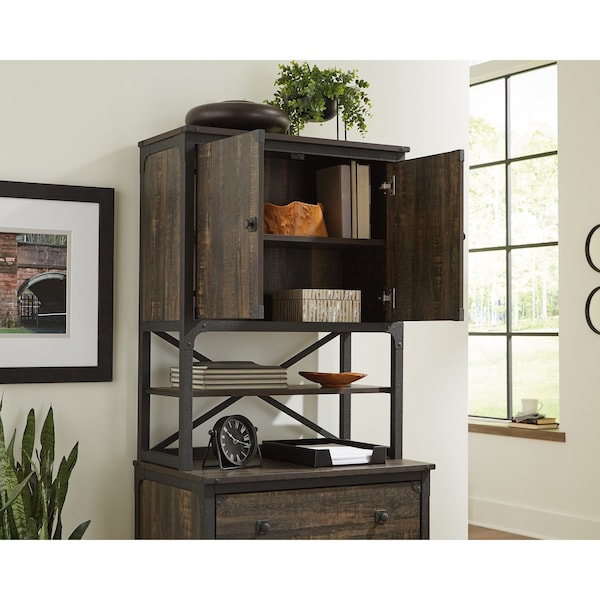 Sauder Steel River Library Hutch Co , Attaches to <a href= in./Products/427847 - 427848