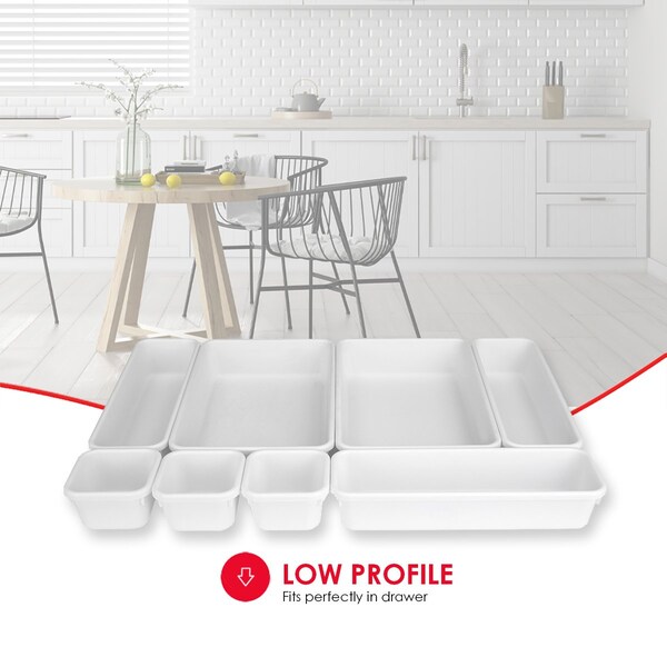 Hds Trading Polypropylene (PP), 7 in W, 4 in H, 10 in L - ZOR95993