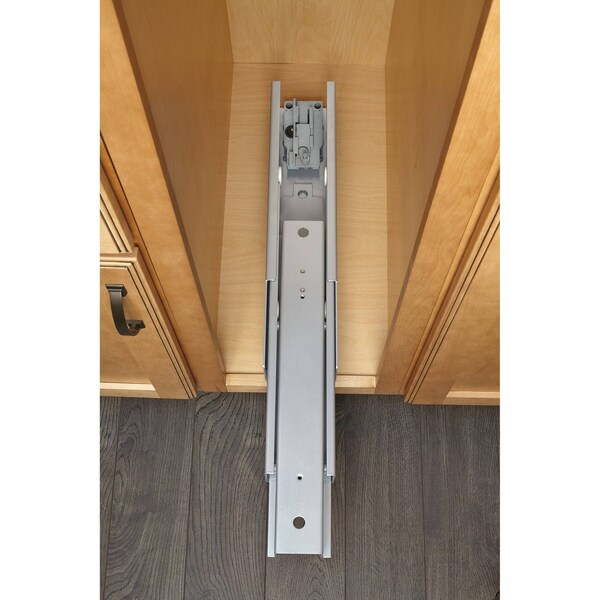 Rev-A-Shelf Steel, Chrome, 14.25 in W, 58.25 in H, 21.69 in D - 5758-14-CR-1