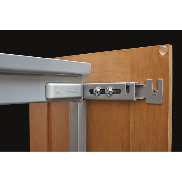 Rev-A-Shelf Steel, Chrome, 14.25 in W, 58.25 in H, 21.69 in D - 5758-14-CR-1