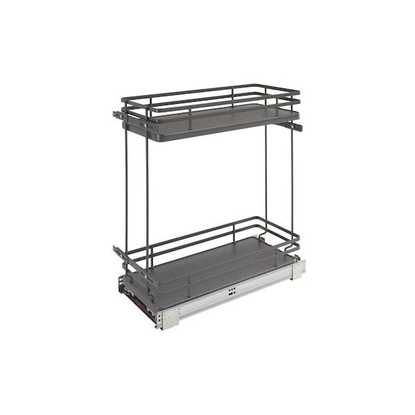 Rev-A-Shelf Steel, Orion Gray, 10.25 in W, 24.25 in H, 21.69 in D, 21.69 in L, Orion Gray - 5322-BCSC-9-FOG