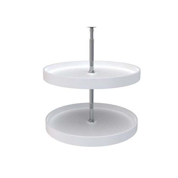 Rev-A-Shelf Polypropylene, White, 24 in W, 24 in H, 24 in D, 24 in L, White - 6012-24-11-52