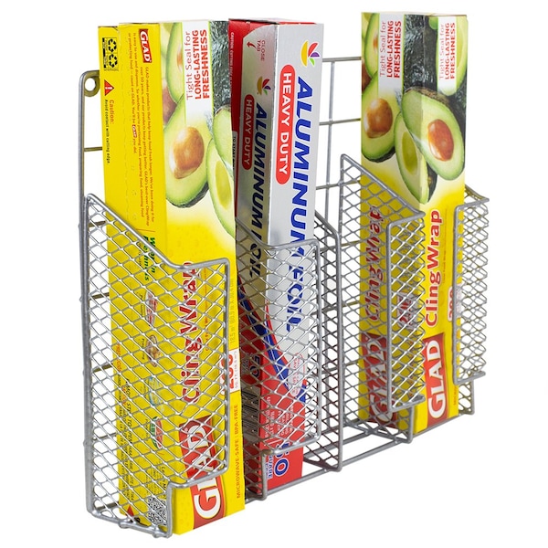 Home Basics Vinyl Coated Steel, Silver, 11.5 in W, 3.35 in H, 13.25 in L - ZOR96340