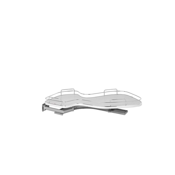 Rev-A-Shelf Steel, Gray, 33 in W, 6.5 in H, 21.88 in D, 21.88 in L, Gray - 5371-15-GR-L