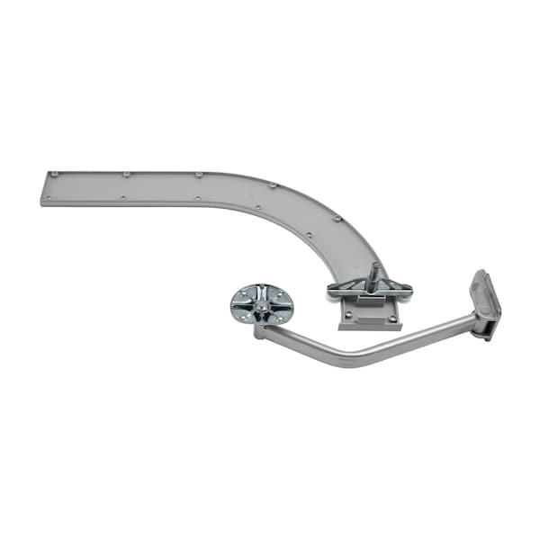 Rev-A-Shelf Steel, Gray, 33 in W, 6.5 in H, 21.88 in D, 21.88 in L, Gray - 5371-15-GR-L