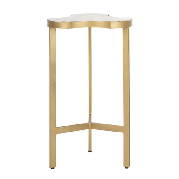 Safavieh Suki Tripod Accent Table, White & Gold - ACC3701A