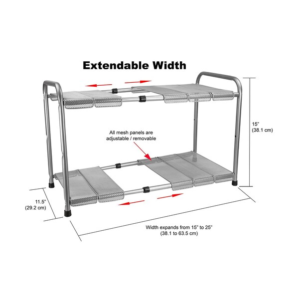 Hds Trading Steel, Grey, 3 in W, 17 in H, 13 in L - ZOR95890