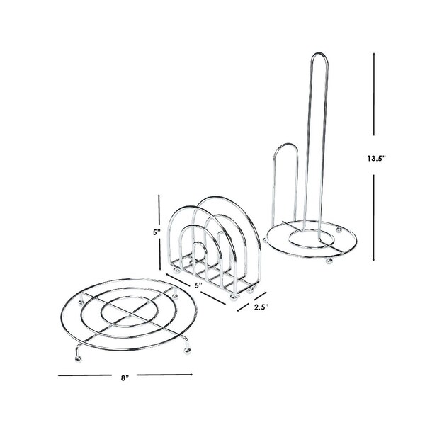 Hds Trading Steel, Silver, 7 in W, 13 in H, 7 in L - ZOR95922
