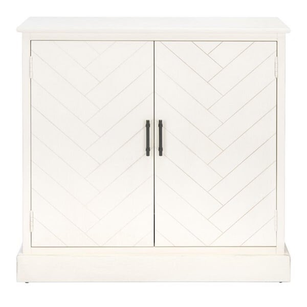Safavieh Peyton 2 Door Sideboard Table, Distressed White - CNS5712A