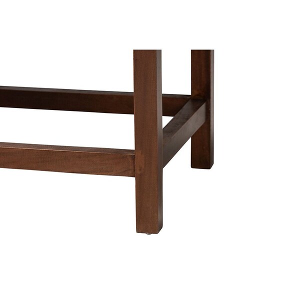 Bali & Pari Liza Bohemian Natural Seagrass and Wood Accent Bench - 246-13682-ZORO