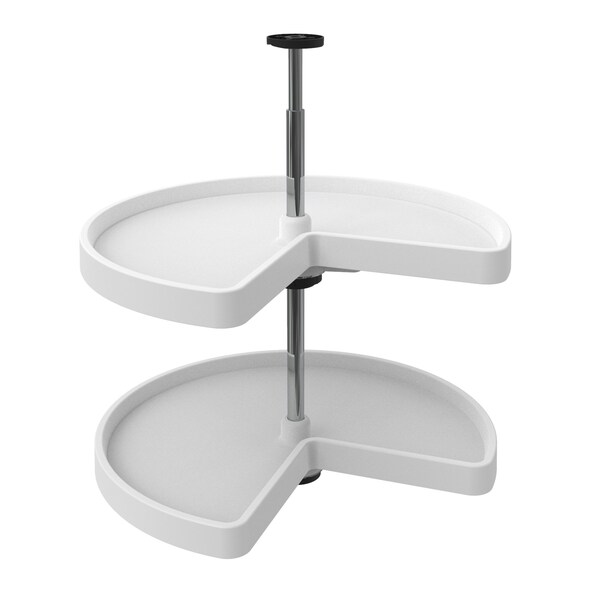 Rev-A-Shelf Polystyrene, White, 24 in W, 26 in H, 24 in D, 14.31 in L, White - 3472-24-11-52