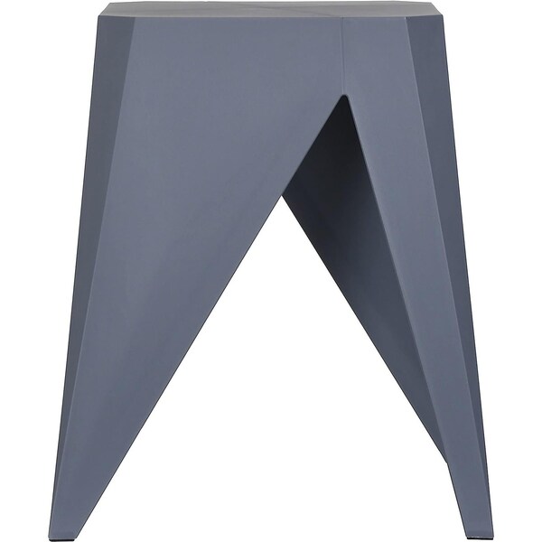 Isl Furnishings InterSpaceLiving Zuho Multi-USe Stool, Charcoal, 4PK - BS23DC-4PK-PP10