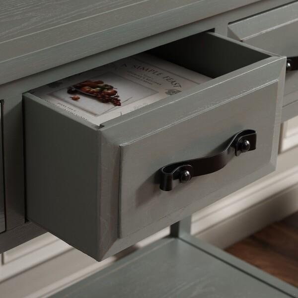 Safavieh Aiden Console Table- French Grey - 30 x 15 x 42.1 in. - AMH6502B