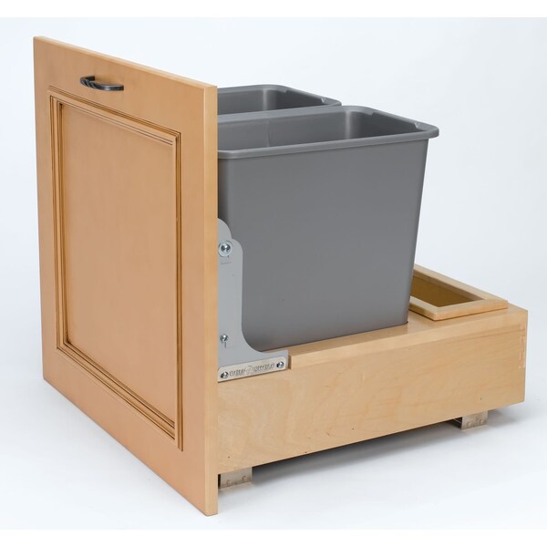 Rev-A-Shelf Maple Wood; Steel; Plastic, Natural Maple, 20.25 in W, 19.25 in H, 21.75 in D - 4WCBM-2430DM-2